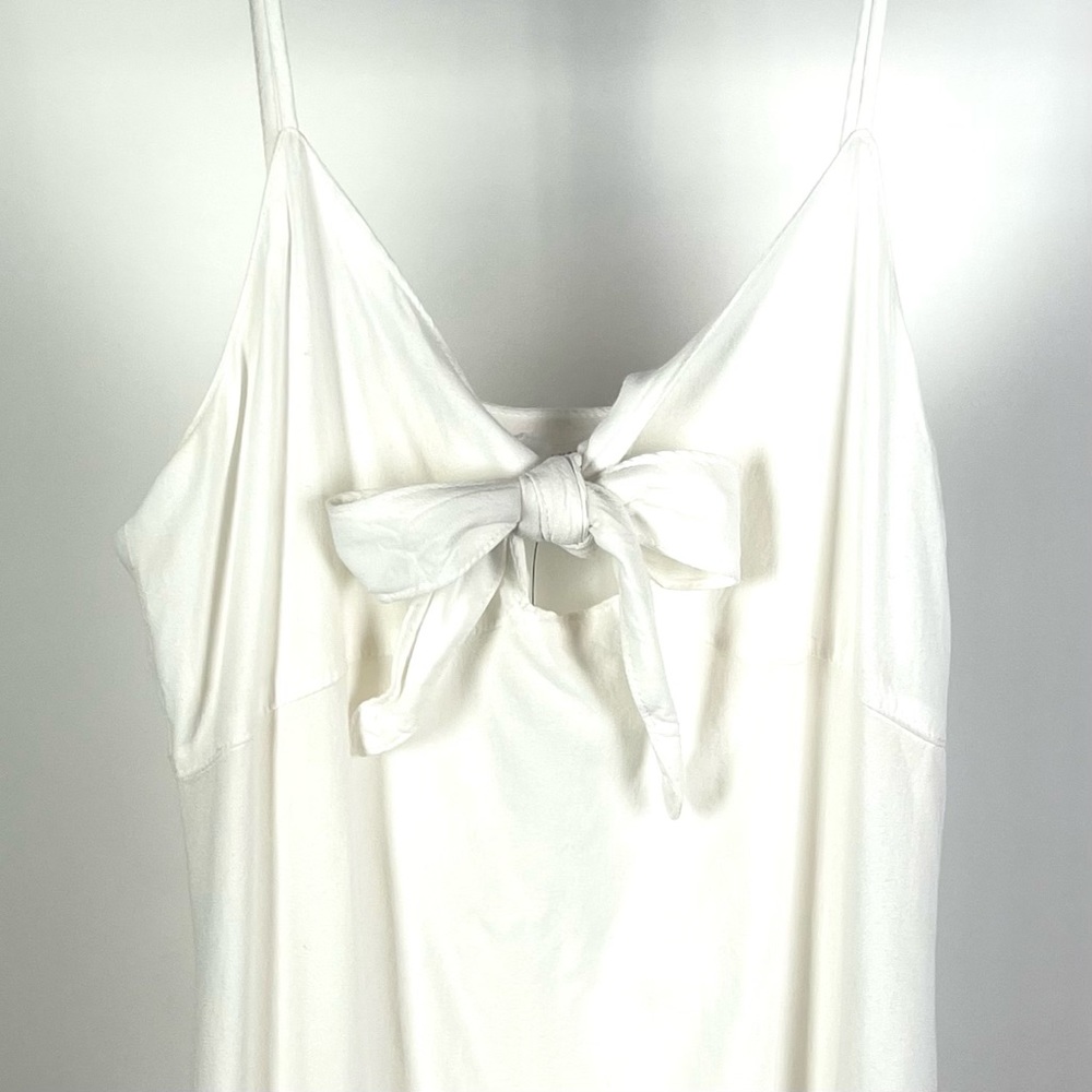 Lucca Contour Women's White Vivan Front Spaghetti Strap Cami Dress - Picture 7 of 11